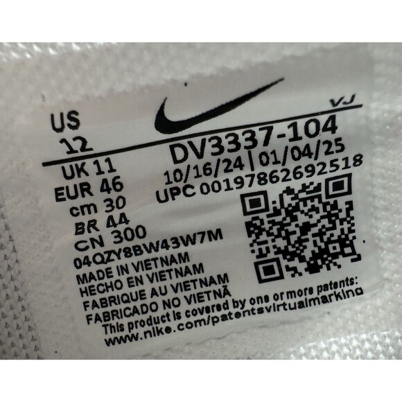 Nike Air Max Mens Size 12 Sneakers Shoes Stylish Athletic Athleisure DV3337-104 - Picture 8 of 9